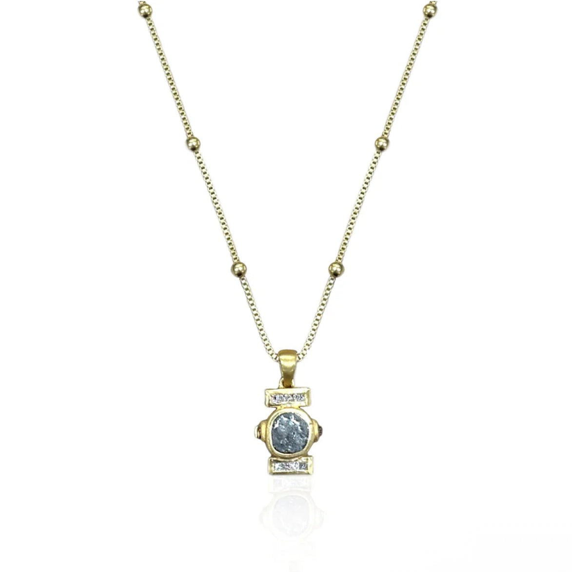 TAT 2 Design - Mini Gold Leon Coin Necklace