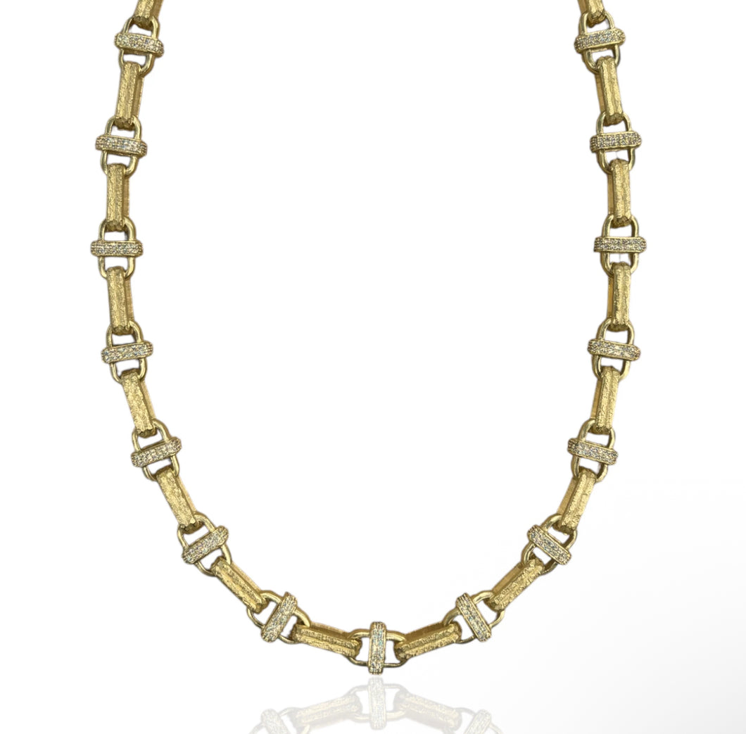 TAT 2 Design Gold Costa Necklace