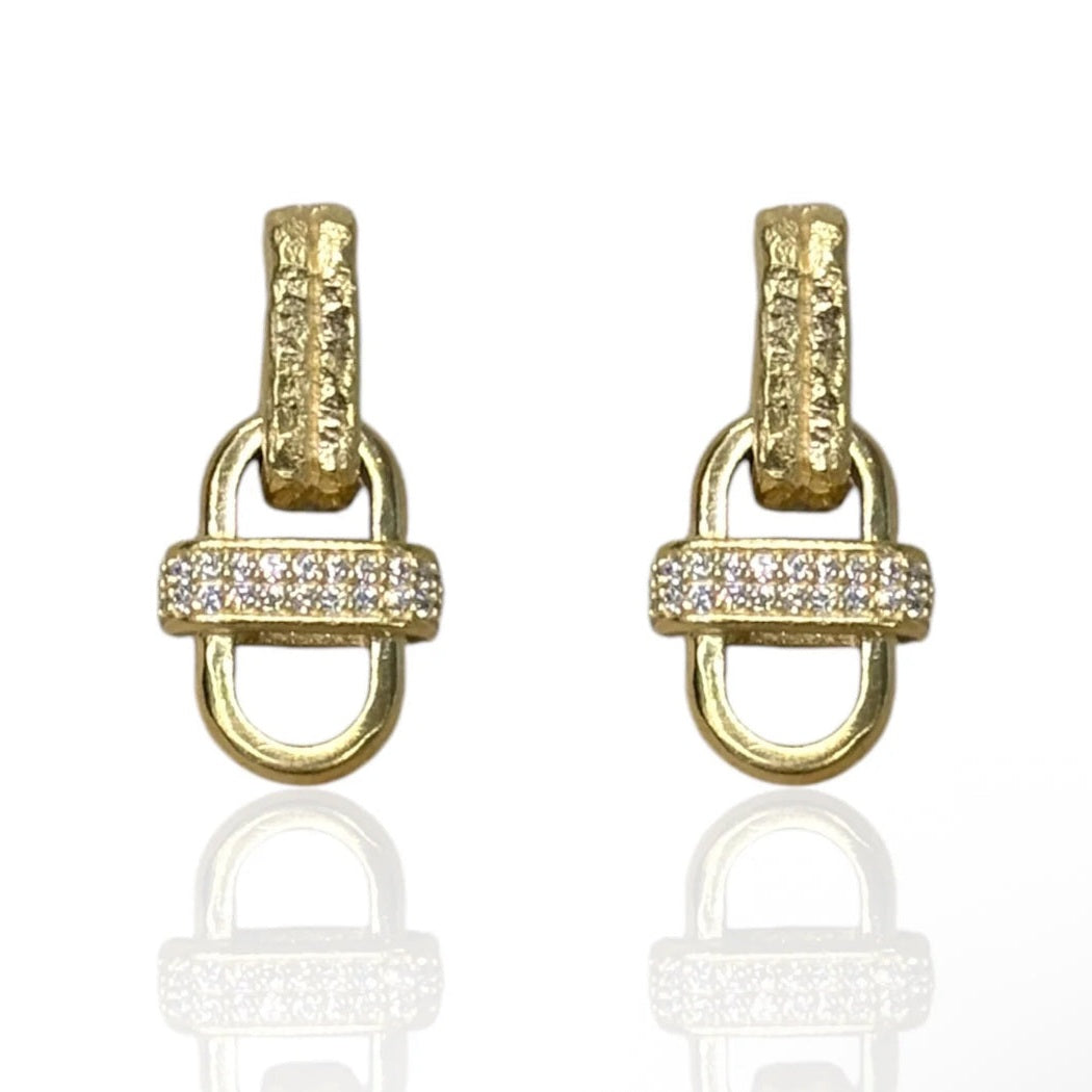 TAT 2 Design - Gold Costa Earrings