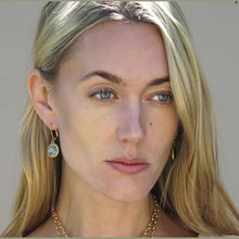 Load image into Gallery viewer, TAT 2 Design - Gold Pavia Coin Dangle Earrings
