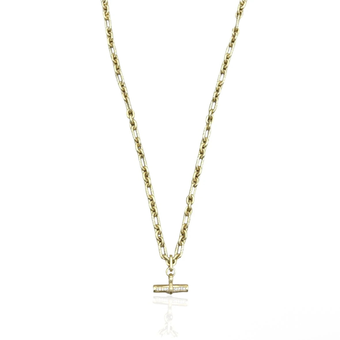 TAT 2 Design - Mini Gold Byron Toggle Necklace