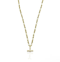 Load image into Gallery viewer, TAT 2 Design Mini Gold Byron Toggle Necklace
