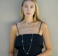 Load image into Gallery viewer, TAT 2 Design Mini Gold Byron Toggle Necklace
