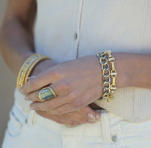 Load image into Gallery viewer, TAT 2 Design Gold Maria Teresa Curved Coin Ring
