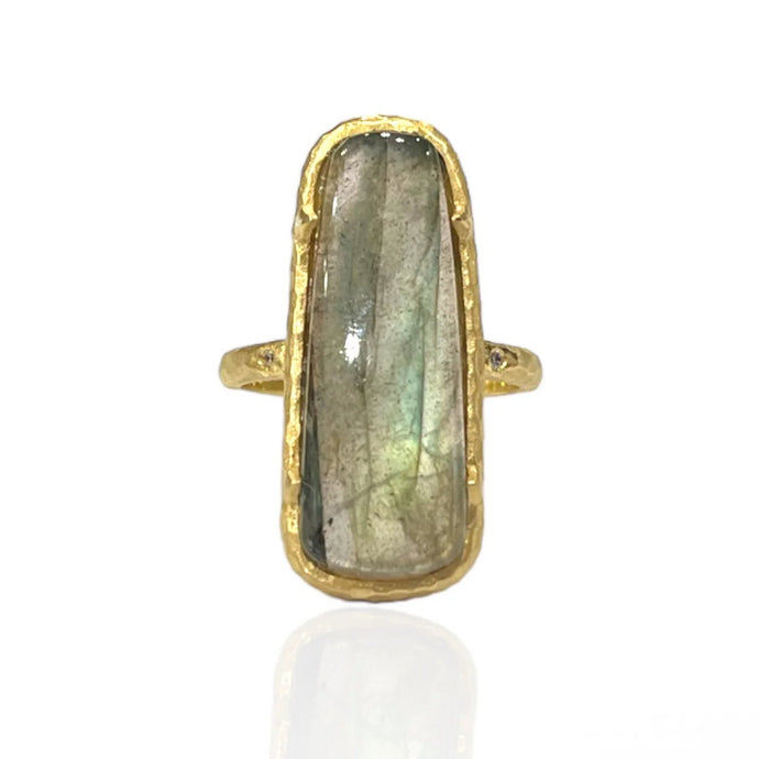 TAT 2 Design - Gold Laborite Bora Ring