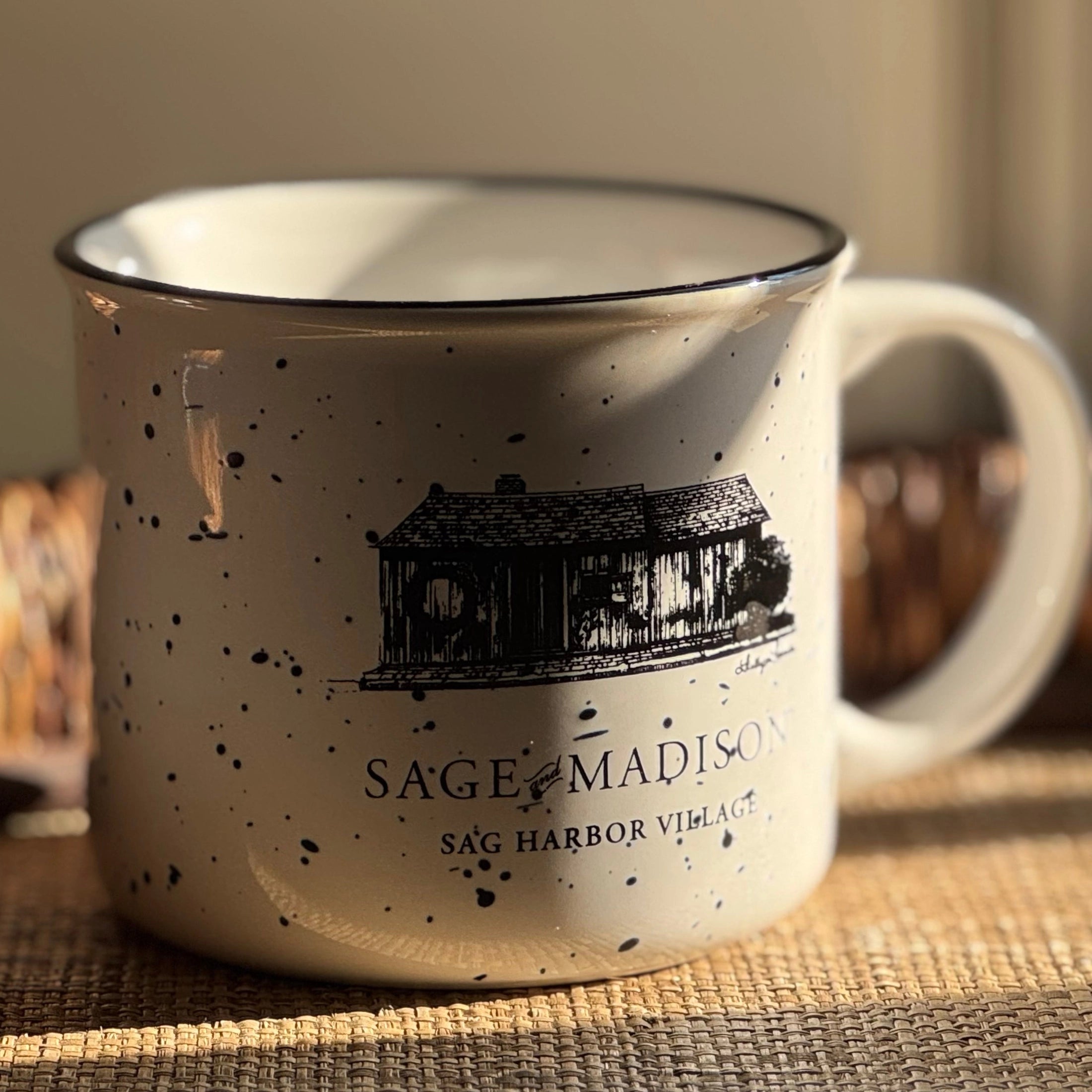 Sage and Madison Barn Splatter Mug