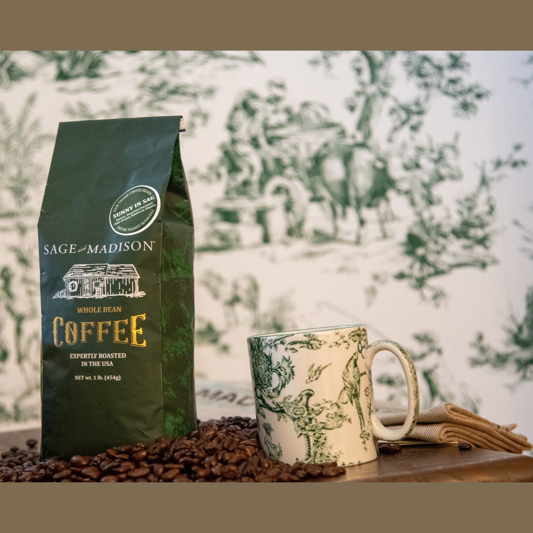 Sage & Madison Sunny in Sag Coffee Beans