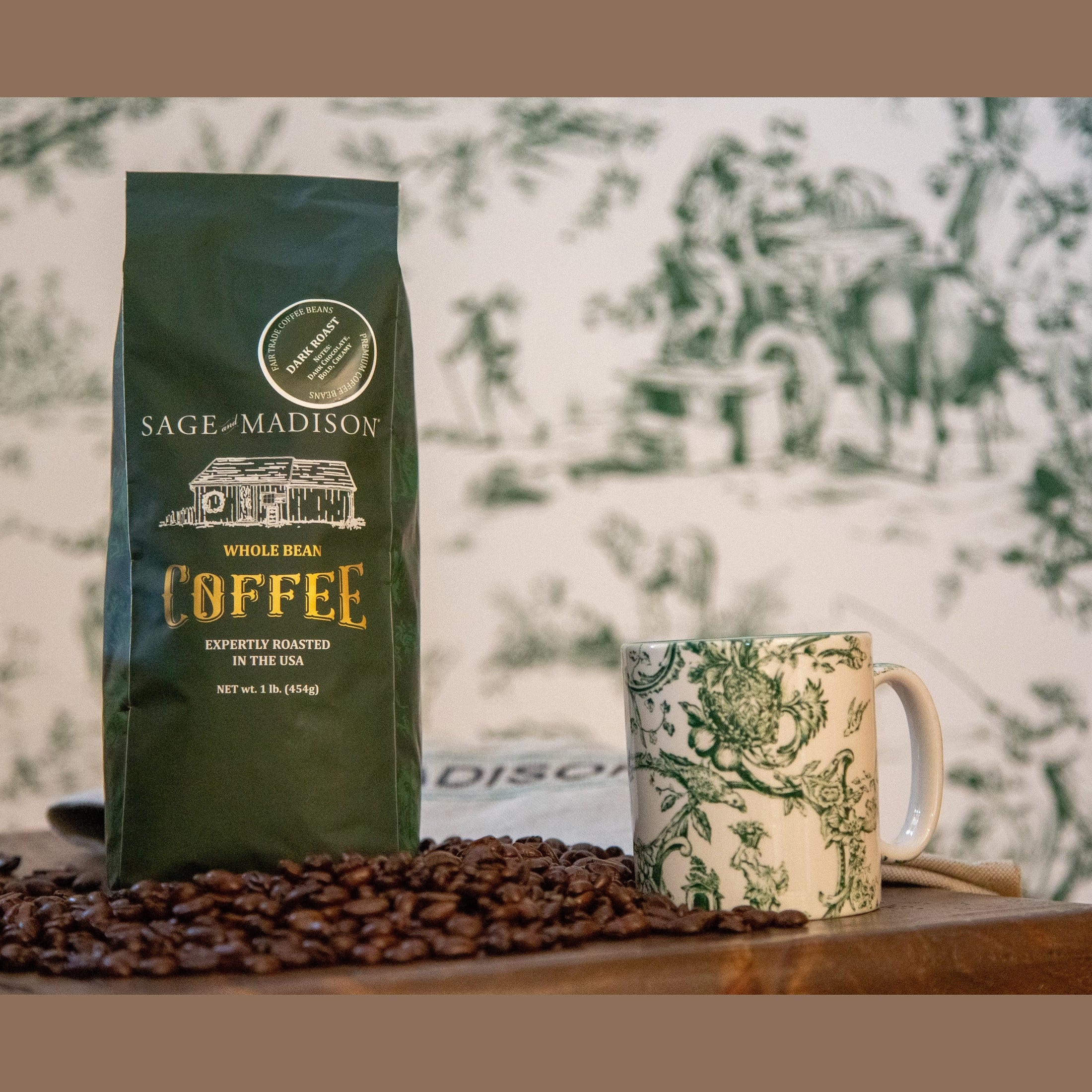 Sage & Madison Dark Roast Coffee Beans