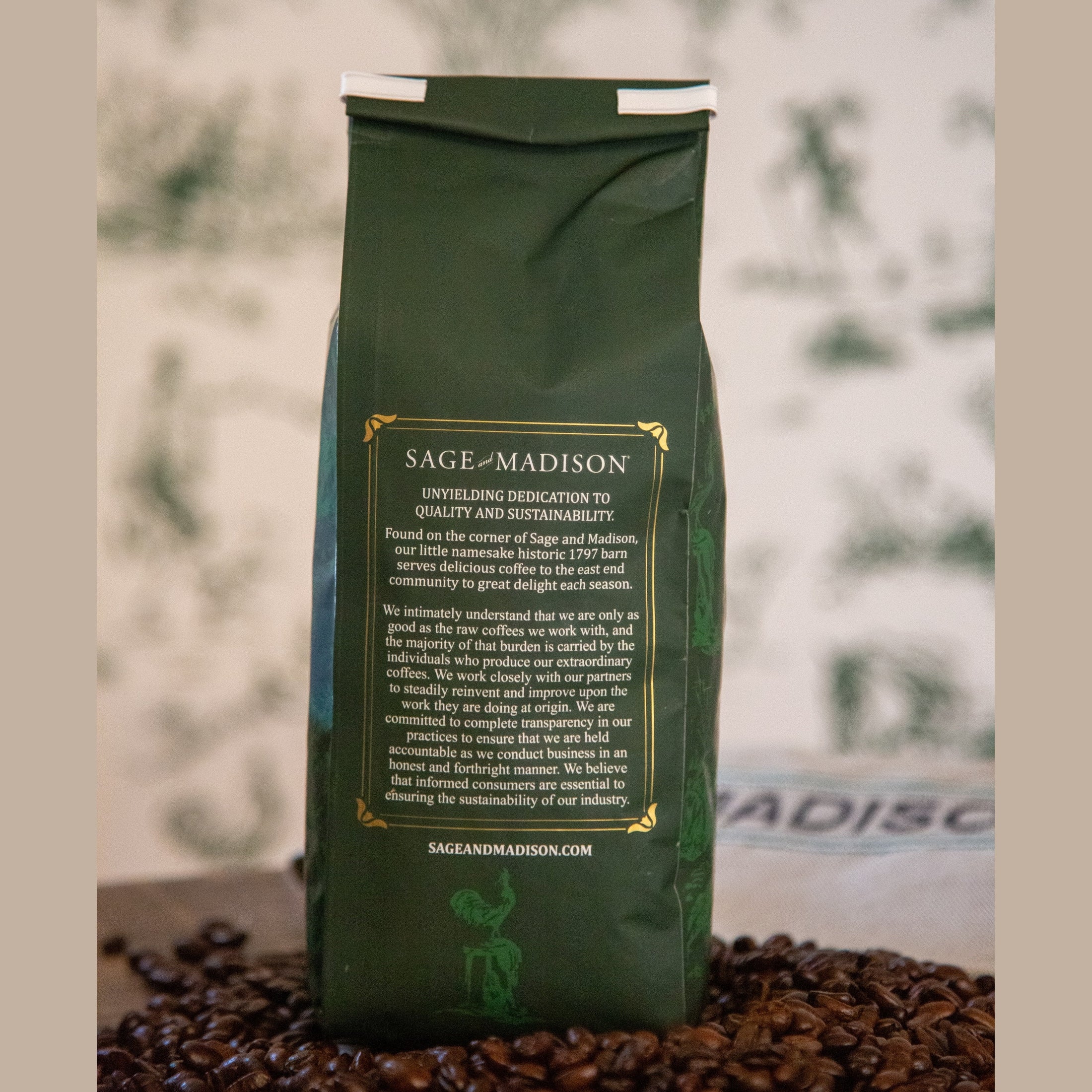 Sage & Madison Dark Roast Coffee Beans