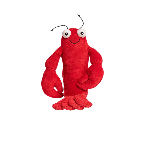 Floppy Lobster Plush Dog Toy