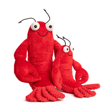 Load image into Gallery viewer, Floppy Lobster Plush Dog Toy
