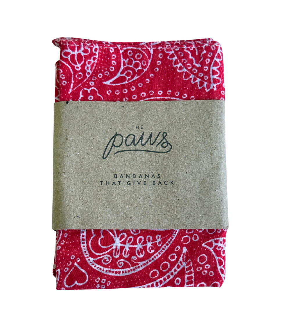 The Paws Dog Bandanas
