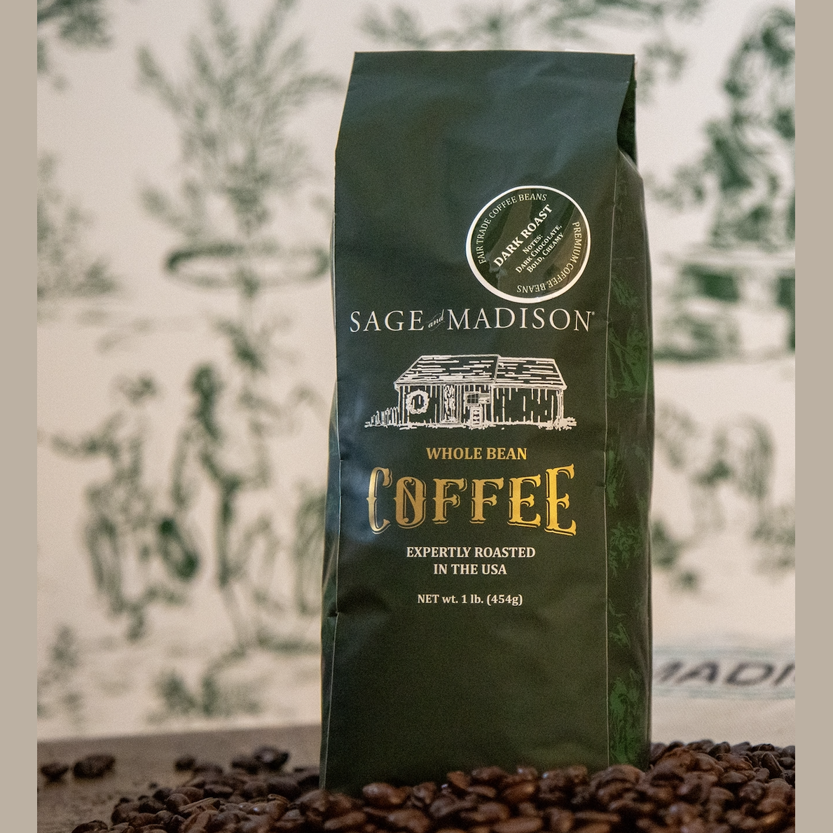 Sage & Madison Dark Roast Coffee Beans