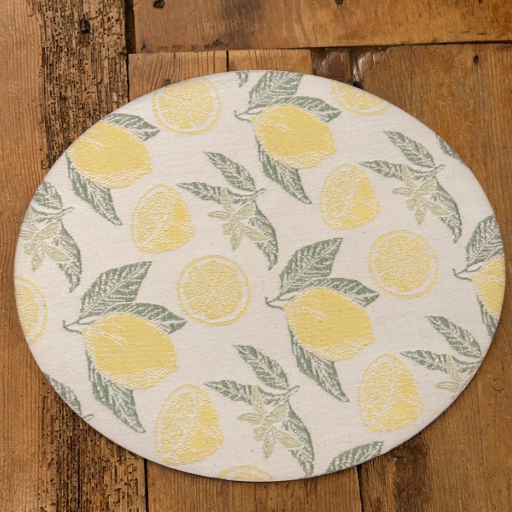 Busatti Oval Placemat - Lemons