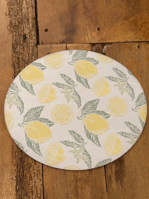 Busatti Oval Placemat - Lemons