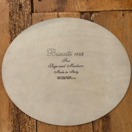 Busatti Oval Placemat - Lemons