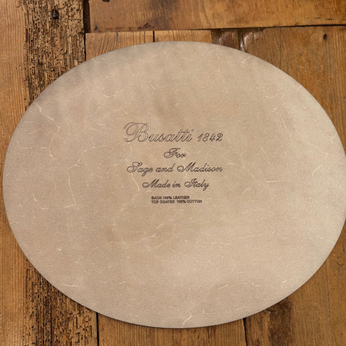 Busatti Oval Placemat - Citrus Slices
