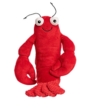 Load image into Gallery viewer, Floppy Lobster Plush Dog Toy
