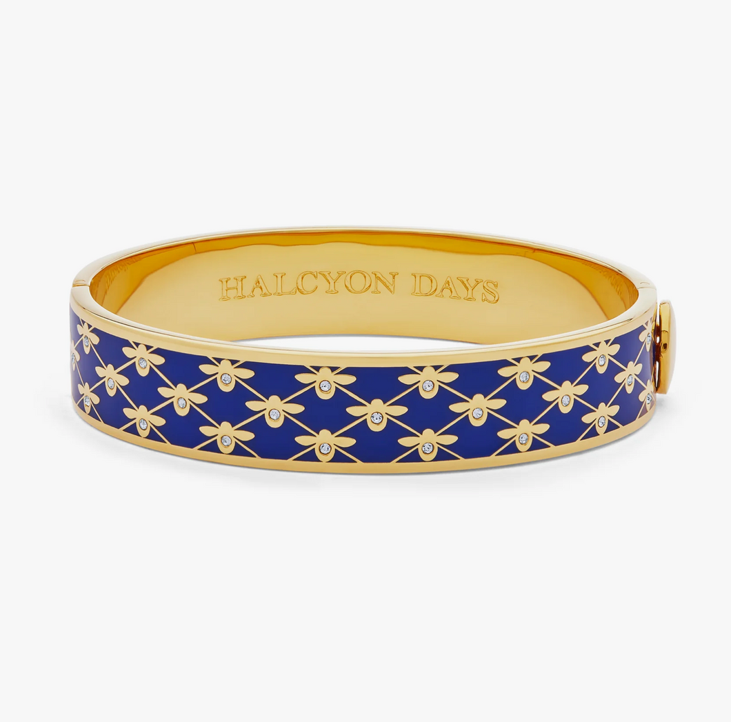 Halcyon Days Jewelry - Blue Bee Sparkle Bangle
