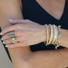 Load image into Gallery viewer, TAT2 - Gold Pave Noma Bangle
