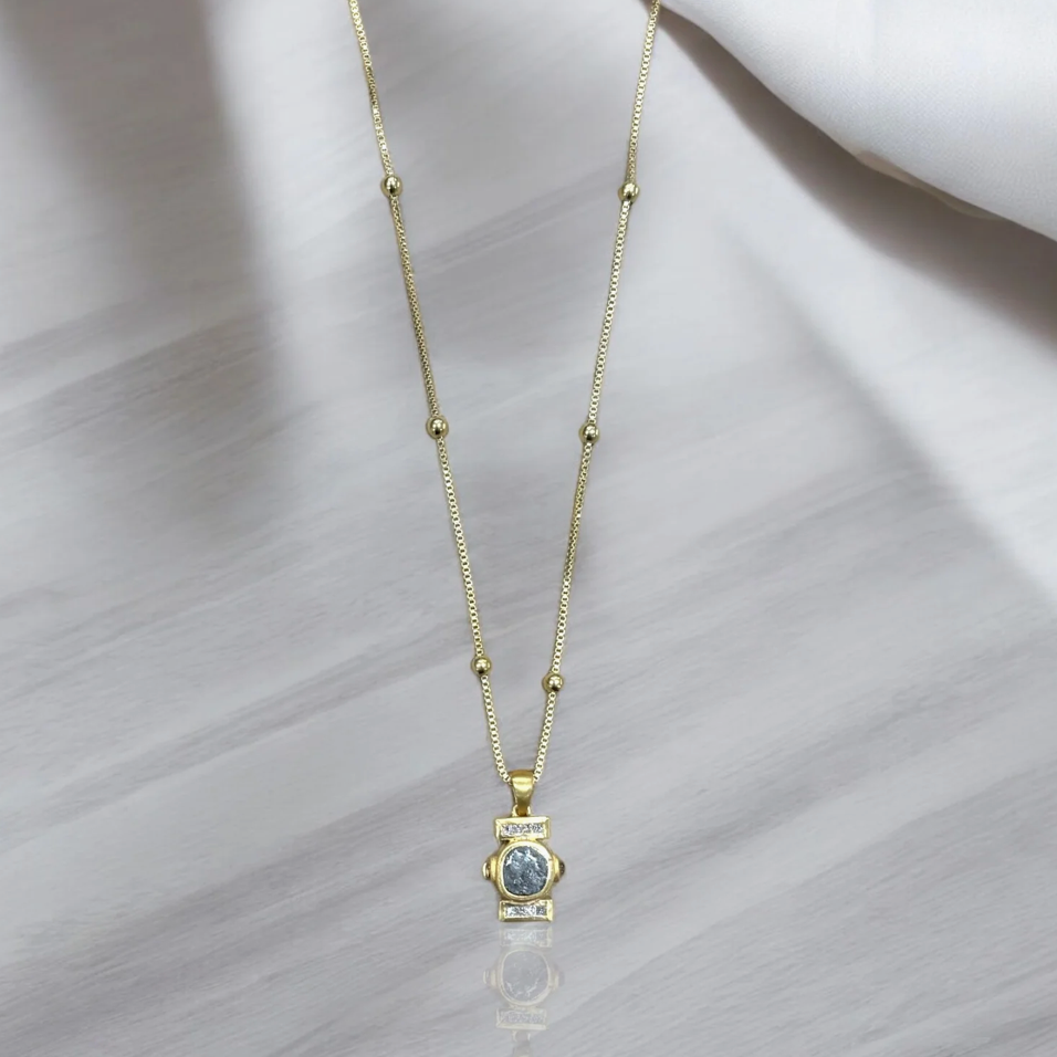 TAT 2 Design - Mini Gold Leon Coin Necklace