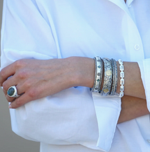 Load image into Gallery viewer, TAT2 - Satin Silver Labradorite Forte Ring
