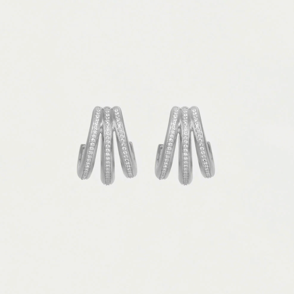 Dean Davidson - Dauphine Pavé Hoop Earrings
