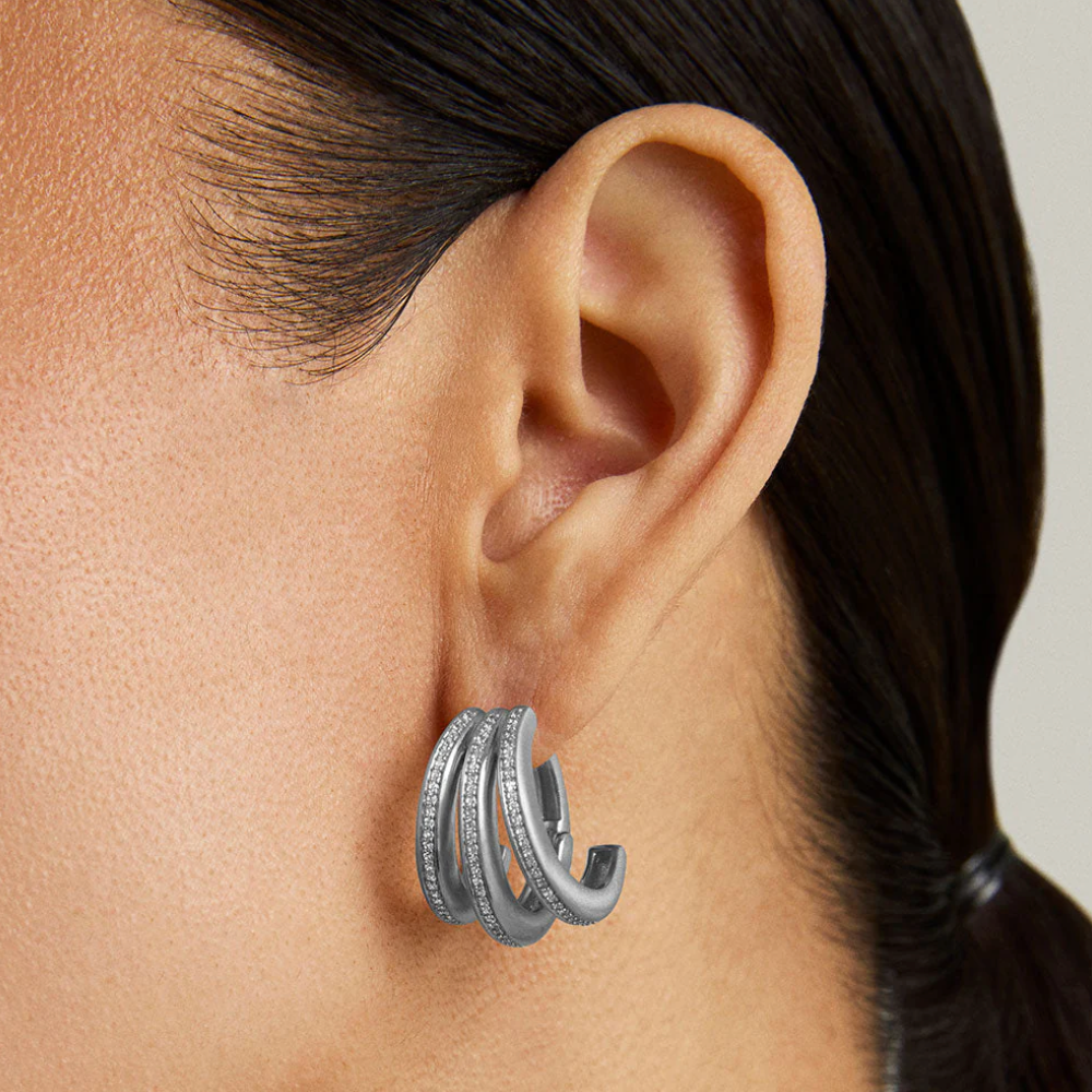 Dean Davidson - Dauphine Pavé Hoop Earrings