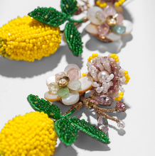 Load image into Gallery viewer, Deepa Gurnani - Lemon Earrings (Yellow)
