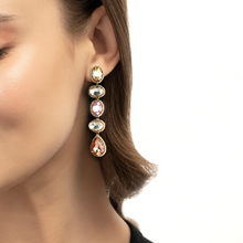 Load image into Gallery viewer, Deepa Gurnani - Tyra Drop Earrings (Baby Pink)
