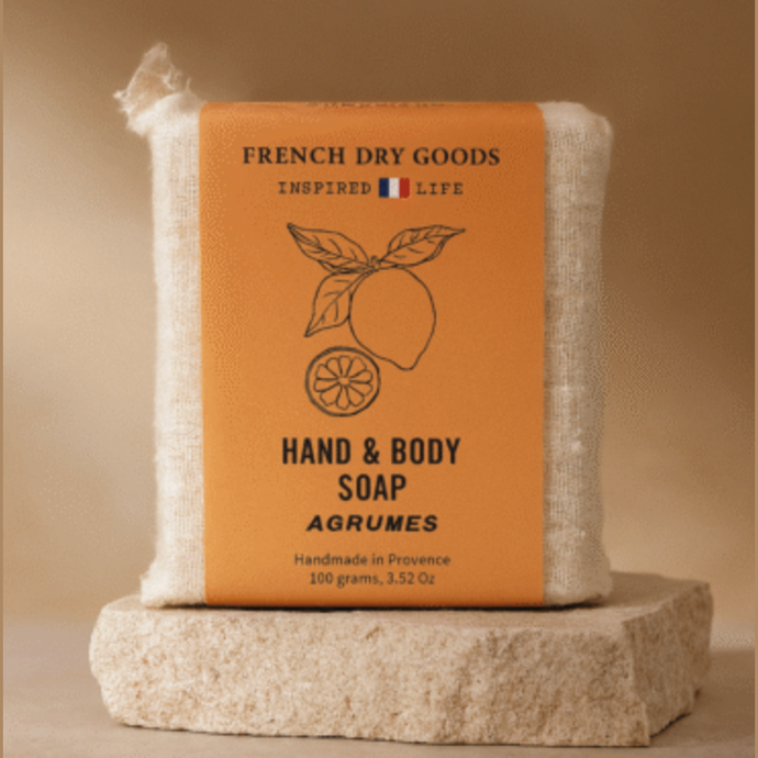 Be Home - French Dry Goods Hand & Body Soap Set of 10, Agrumes