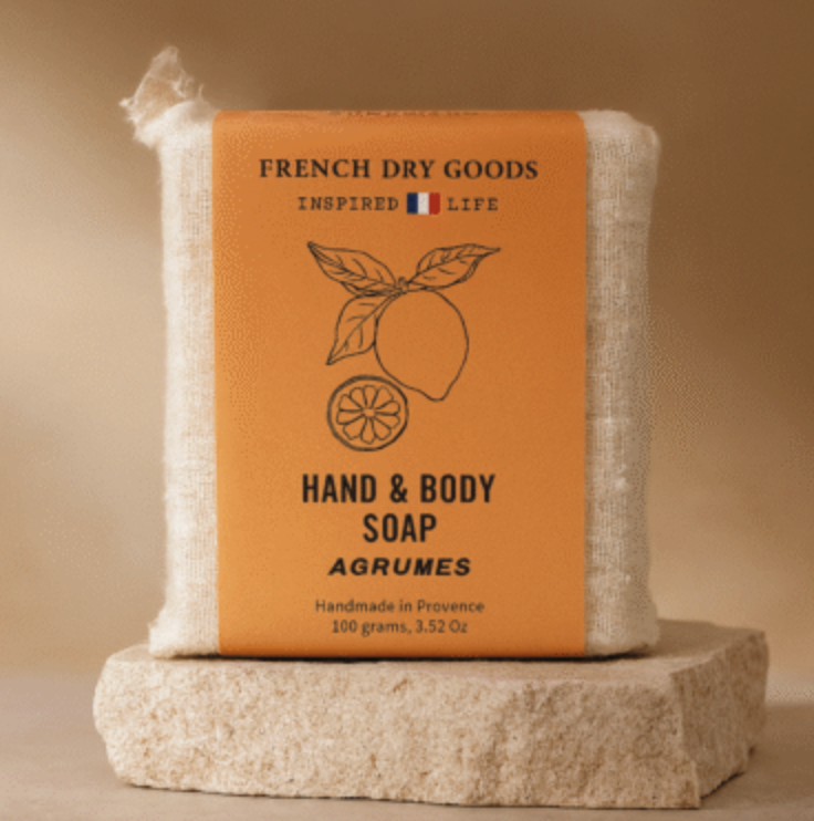 Be Home - French Dry Goods Hand & Body Soap Set of 10, Agrumes