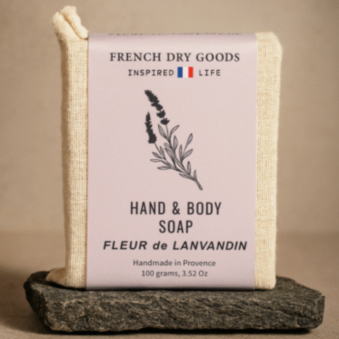 Be Home - French Dry Goods Hand & Body Soap Set of 10, Fleur de Lanvandi