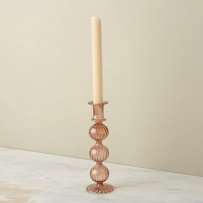 Be Home - Nalia Candlestick, Amaranth
