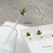 Load image into Gallery viewer, Be Home - Tree Glass Swizzle Sticks (Set of 4)
