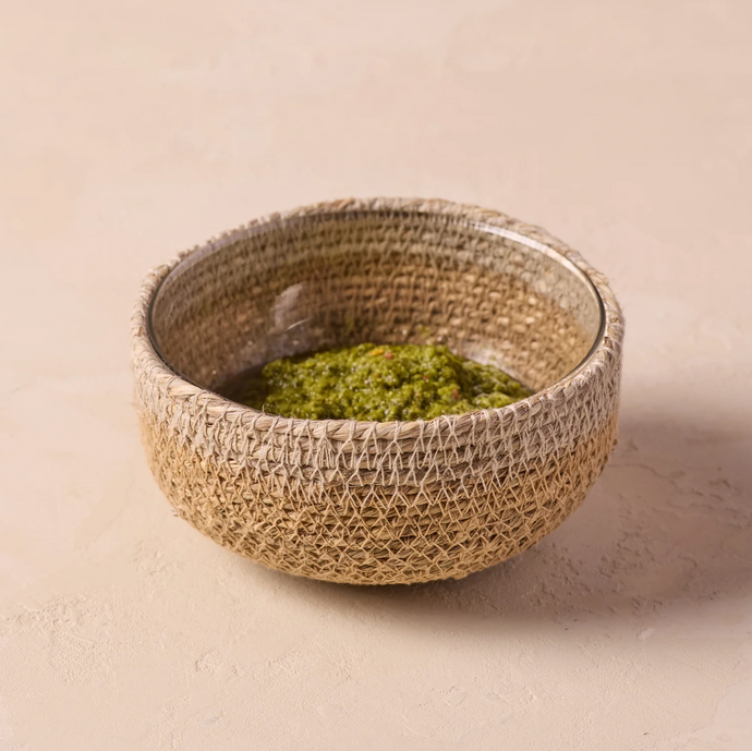 Be Home - Hydra Woven Seagrass Bowl (Grey)