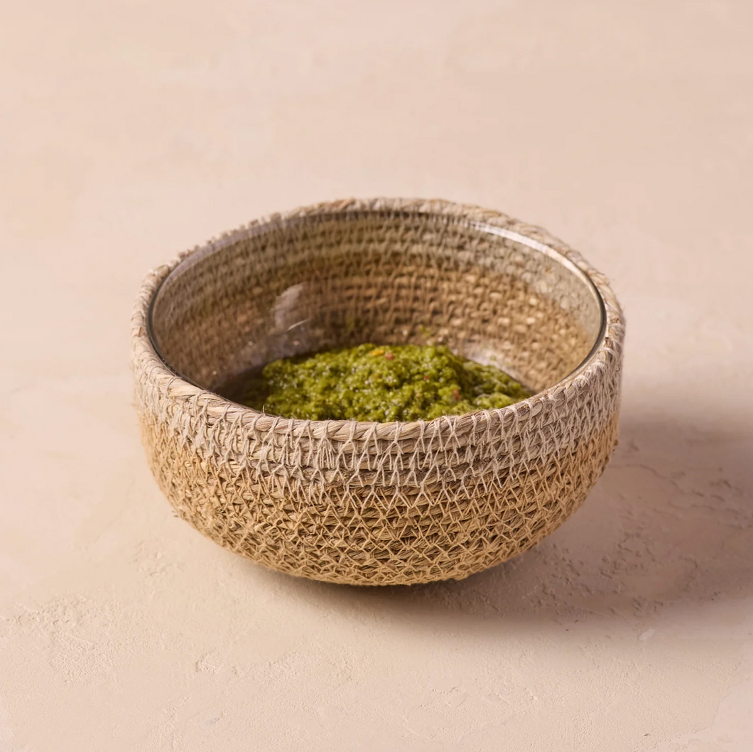 Be Home - Hydra Woven Seagrass Bowl (Grey)