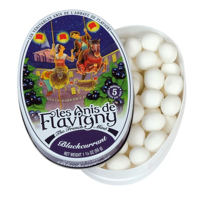 Less Anis de Flavigny - Blackcurrant Mints (50g)