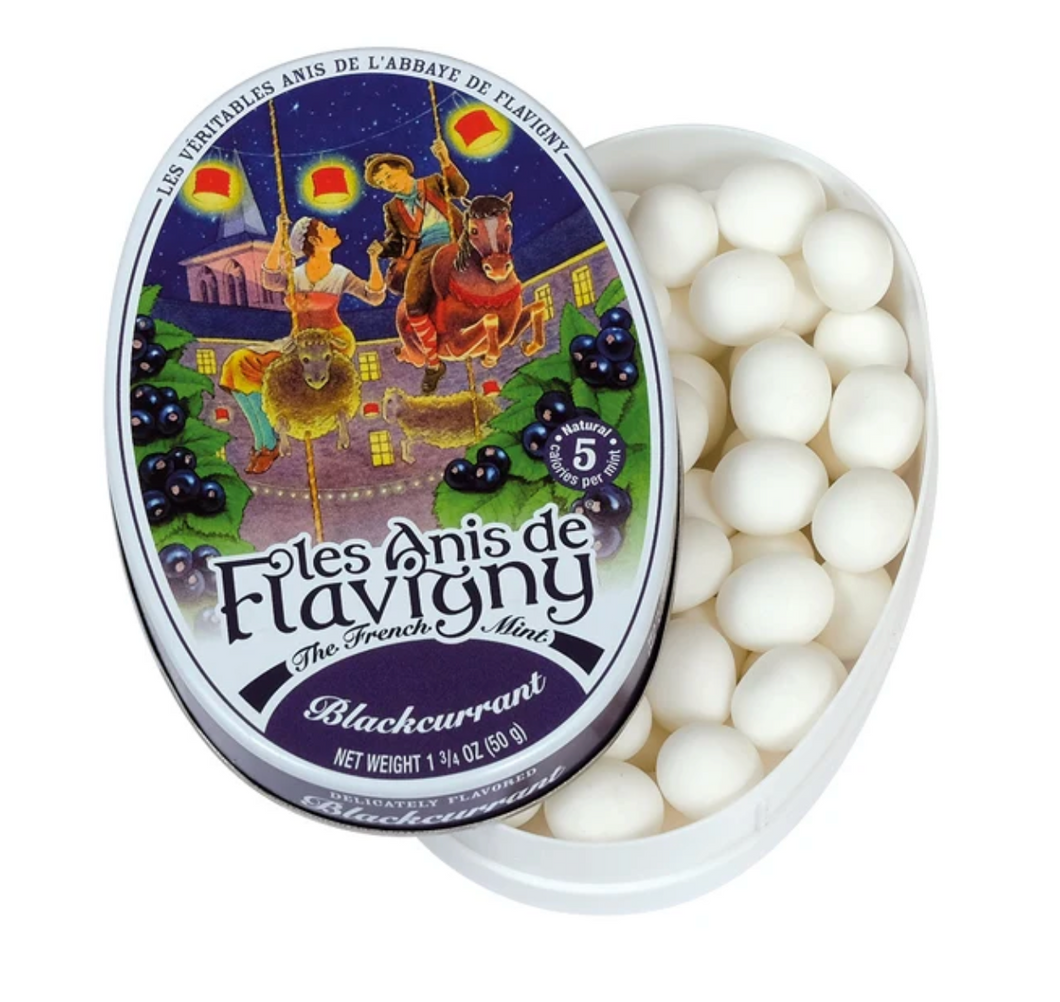 Less Anis de Flavigny - Blackcurrant Mints (50g)