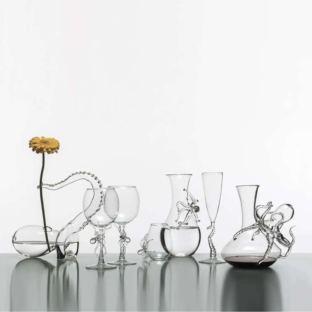 Octopus Glass Vase