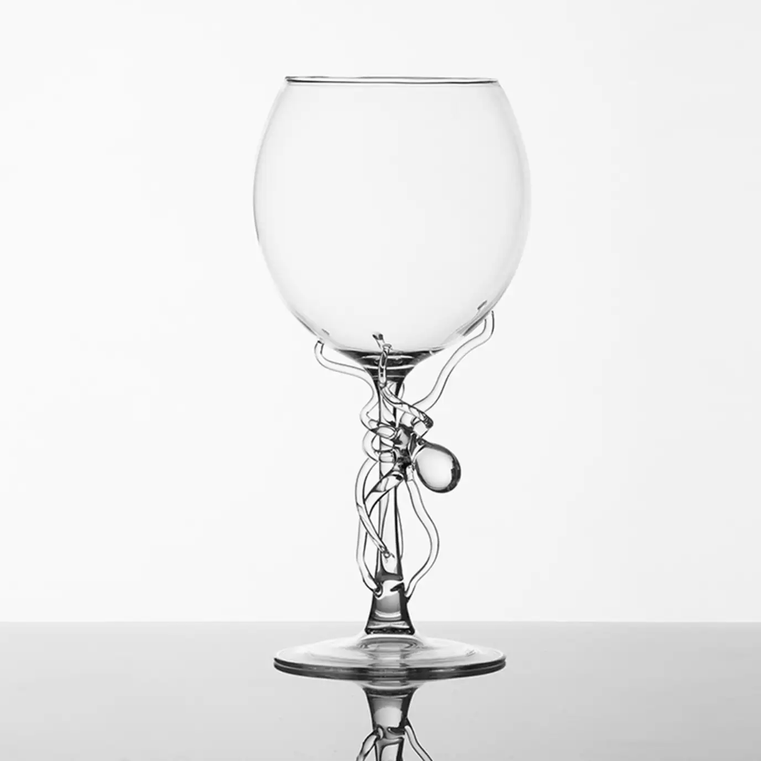 Octopus Wine Glass