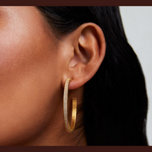 Load image into Gallery viewer, Dean Davidson - Petit Pavé Midi Hoops
