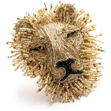 Load image into Gallery viewer, Deepa Gurnani - Lion Brooch
