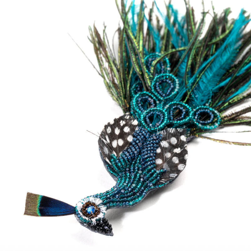 Deepa Gurnani - Peacock Brooch