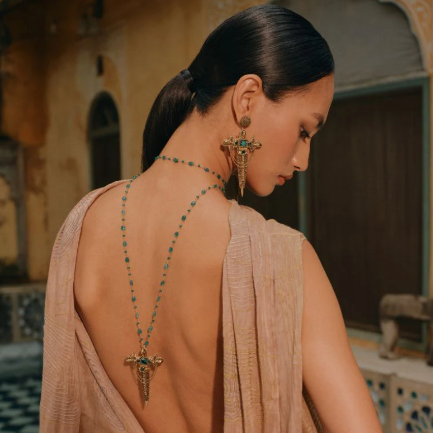 Deepa Gurnani - Dagger Necklace