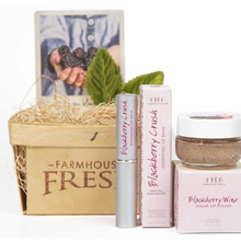 Load image into Gallery viewer, Blackberry 2 PC Harvest Basket - Sugar Lip Polish .72 oz. and Lip Balm .76 oz.
