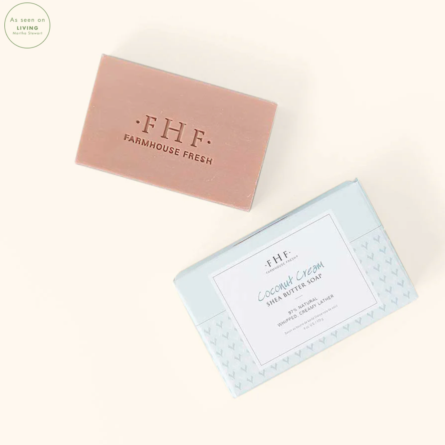 Coconut Cream Shea Butter Soap - 6 oz.