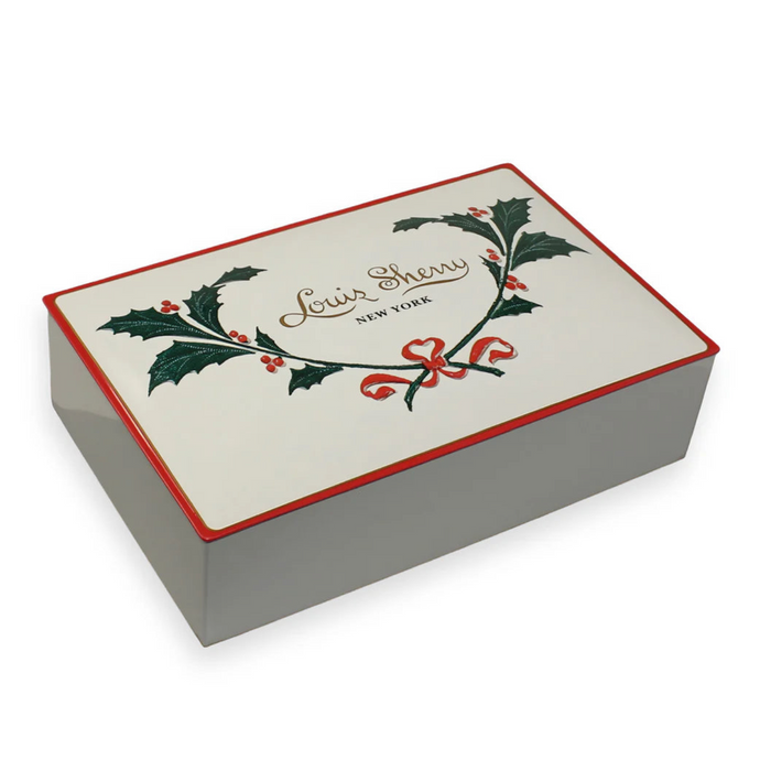 12pc Louis Sherry Truffles - Holiday Holly