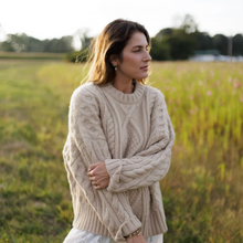 Load image into Gallery viewer, Ashley Himmel Big Cable Sweater
