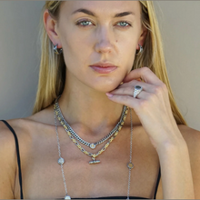 Load image into Gallery viewer, TAT 2 Design - Mini Vintage Silver Olena Coin Necklace
